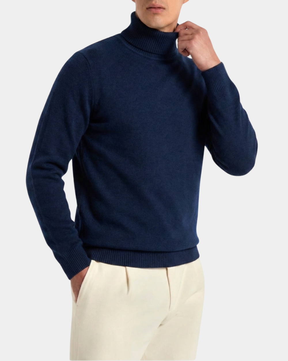 Kauf 1, Erhalte 2 – Italienischer Rollkragenpullover aus Premium-Strick