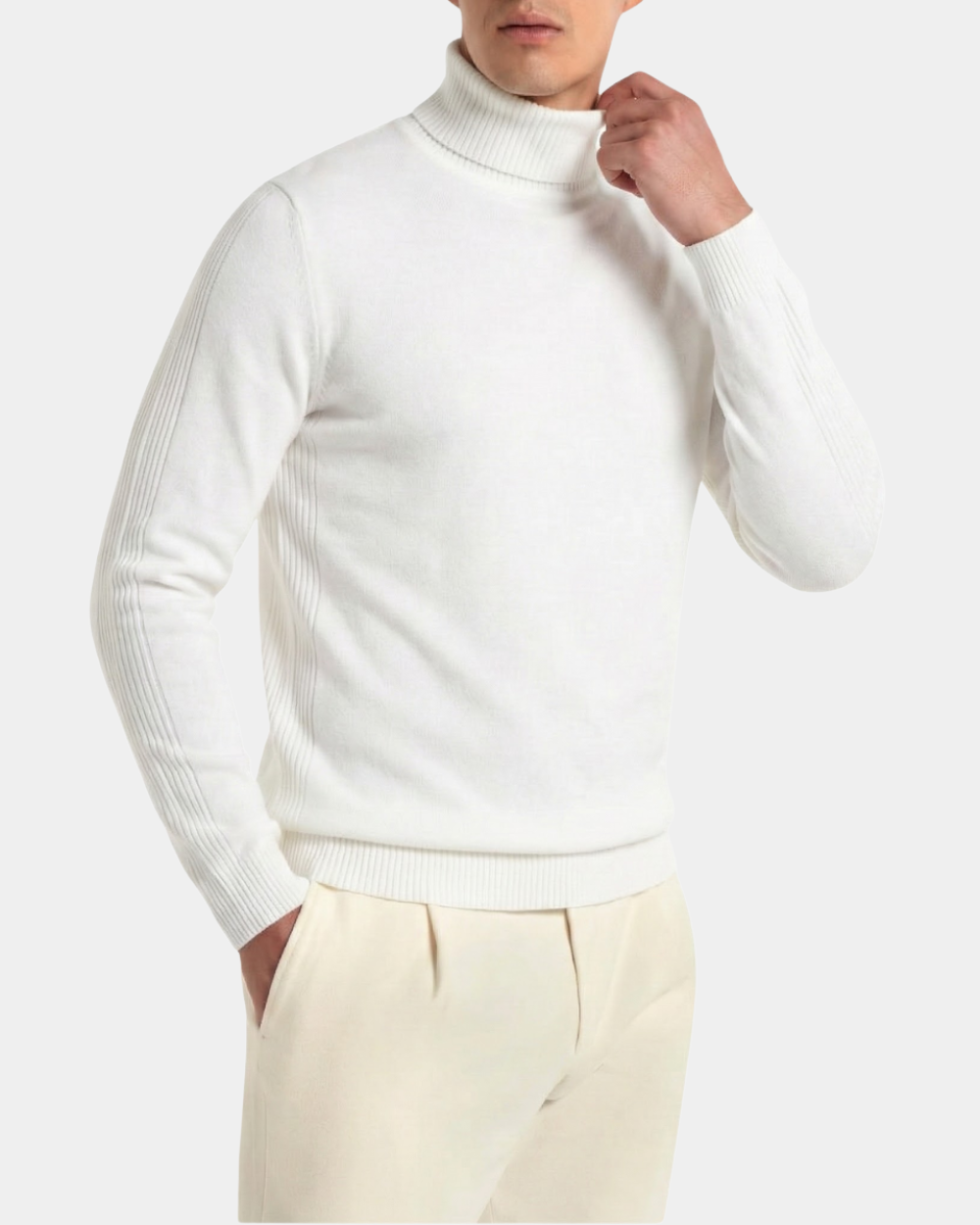 Kauf 1, Erhalte 2 – Italienischer Rollkragenpullover aus Premium-Strick