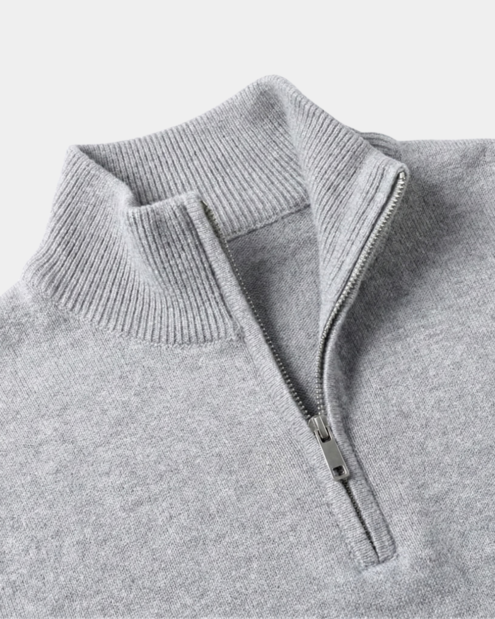 Kauf 1, Erhalte 2 – Half-Zip Pullover aus Premium-Kaschmir